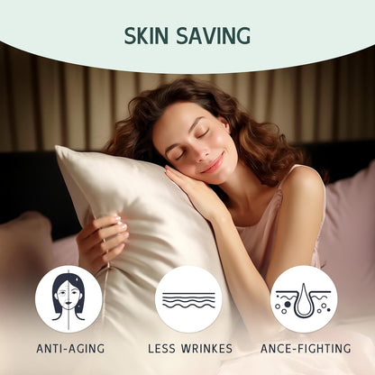 Silk Pillowcase - Haze Blue - Standard